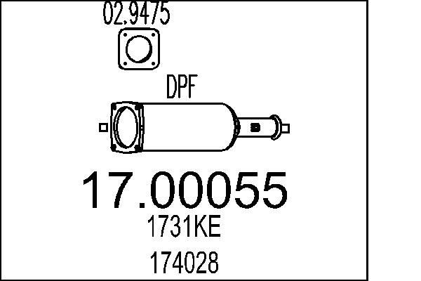 MTS 17.00055: Tahmafilter