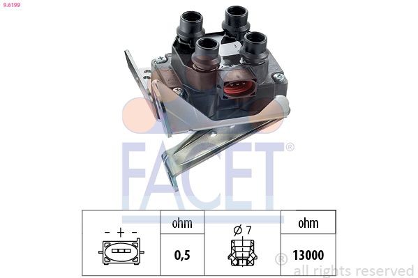 FACET 9.6217: Süütepool Made in Italy - OE Equivalent