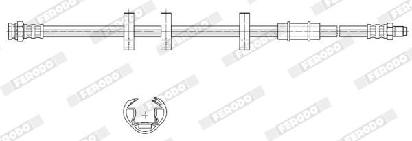 FERODO DDF035-1: Bremseskive Ø: 252mm, fuldstændigt