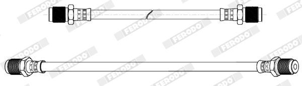 FERODO DDF053C-1: Féktárcsa Ø: 262mm, tele, bevonatolt