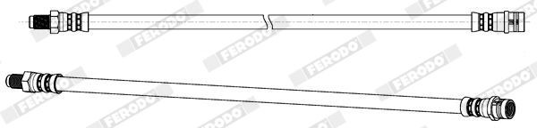 FERODO DDF1082-1: Stabdžių diskas Ø: 288mm, ventiliuojama