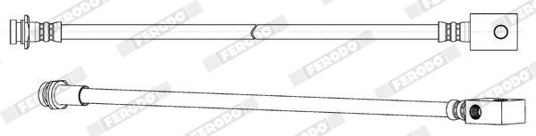 FERODO DDF1132-1: Bremseskive Ø: 283mm, ventileret, med skruer