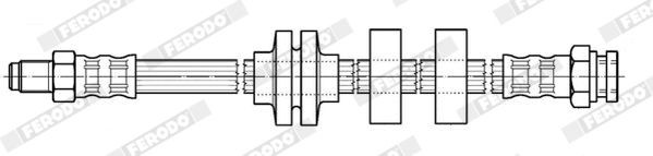 FERODO DDF1221C-1: Brzdový kotouč R: 288mm, větráno, nátěr, se šrouby
