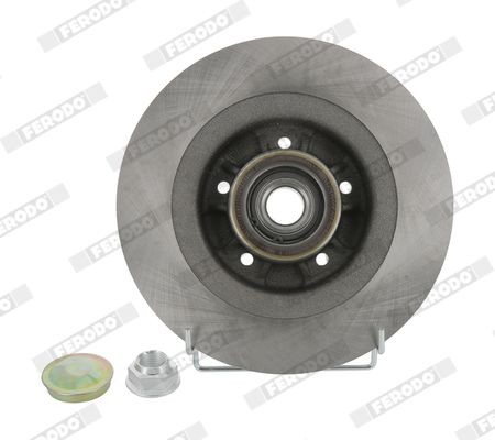 FERODO DDF1569-1: Stabdžių diskas Ø: 274mm, visiškai, Ø: 274mm, su ABS jutiklio žiedu PREMIER