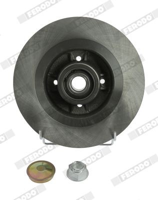 FERODO DDF1656-1: Stabdžių diskas Ø: 274mm, visiškai, Ø: 274mm, su ABS jutiklio žiedu, su rato guoliu PREMIER