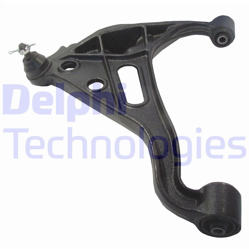 DELPHI TC2394: Bras de suspension Essieu avant gauche, inférieur, Fonte d'acier, avec rotule de suspension