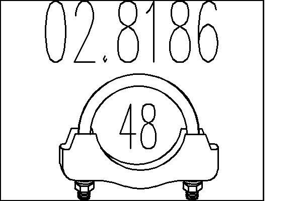MTS 02.8186: Toruühendus, väljalaskesüsteem