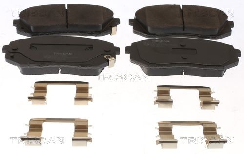 TRISCAN 8110 43043: Sada brzdových destiček, kotoučová brzda