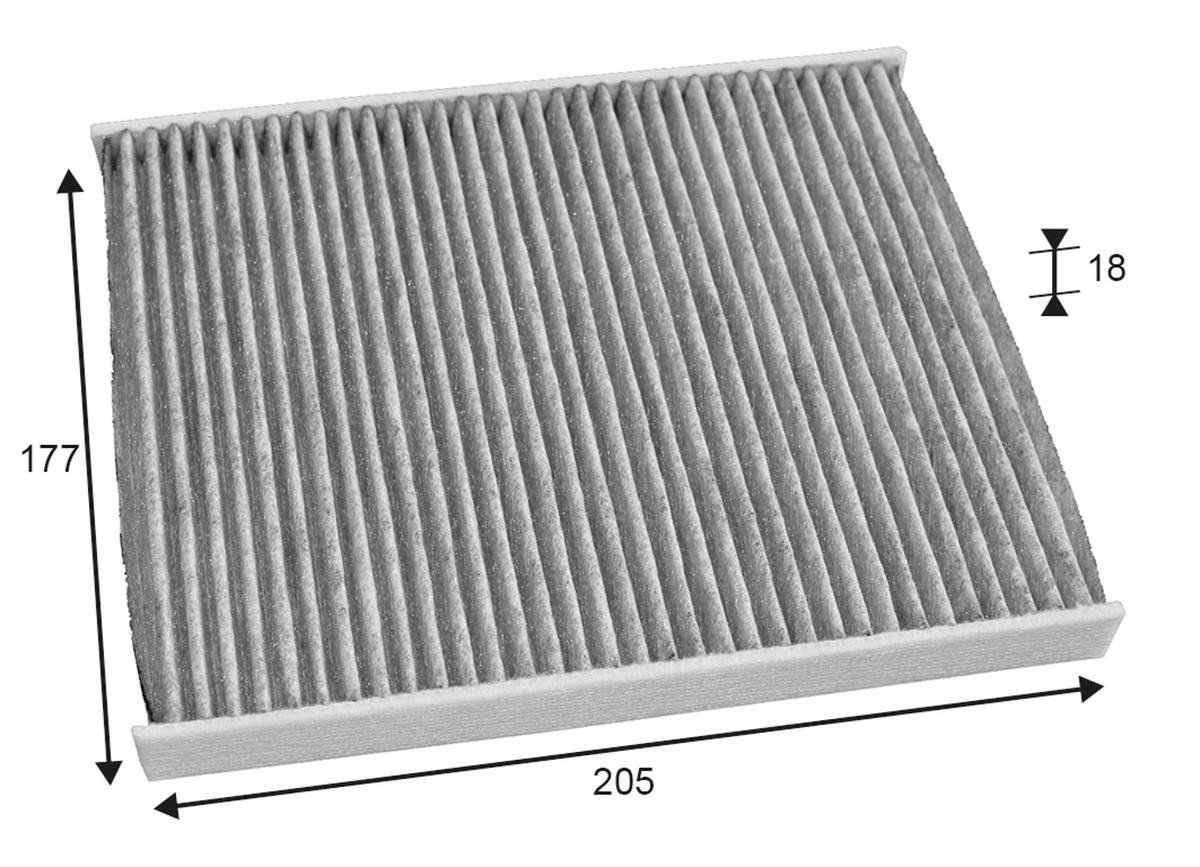 VALEO 715723: Filtrs, Salona telpas gaiss Aktivētās ogles filtrs, CLIMFILTER PROTECT