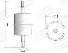 CHAMPION L106/606: Filtru combustibil