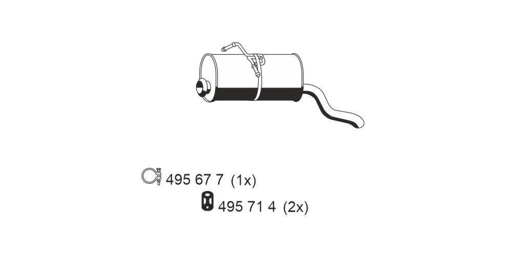 ERNST 500265: Lõppsummuti 750mm