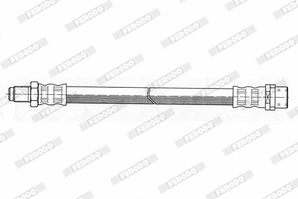 FERODO DDF1510-1: Disco de freno Ø: 262mm, ventilado