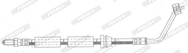 FERODO DDF037-1: Bremseskive Ø: 261mm, fuldstændigt
