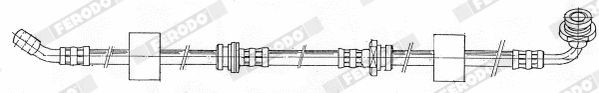 FERODO DDF1223-1: Piduriketas Ø: 280mm, õhutusega, koos kruvidega