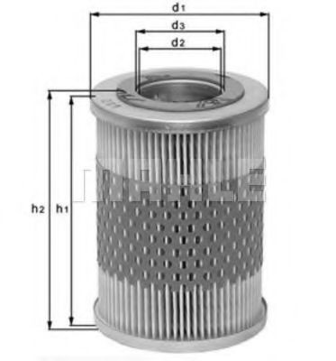 KNECHT OX 29: Eļļas filtrs