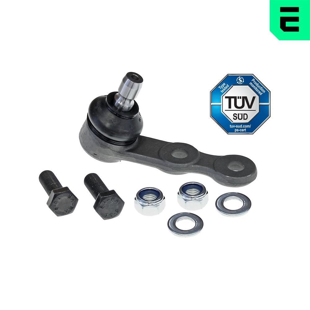 OPTIMAL G3-018: Traggelenk Vorderachse links, Vorderachse rechts, unten, 15mm, mit Zubehör