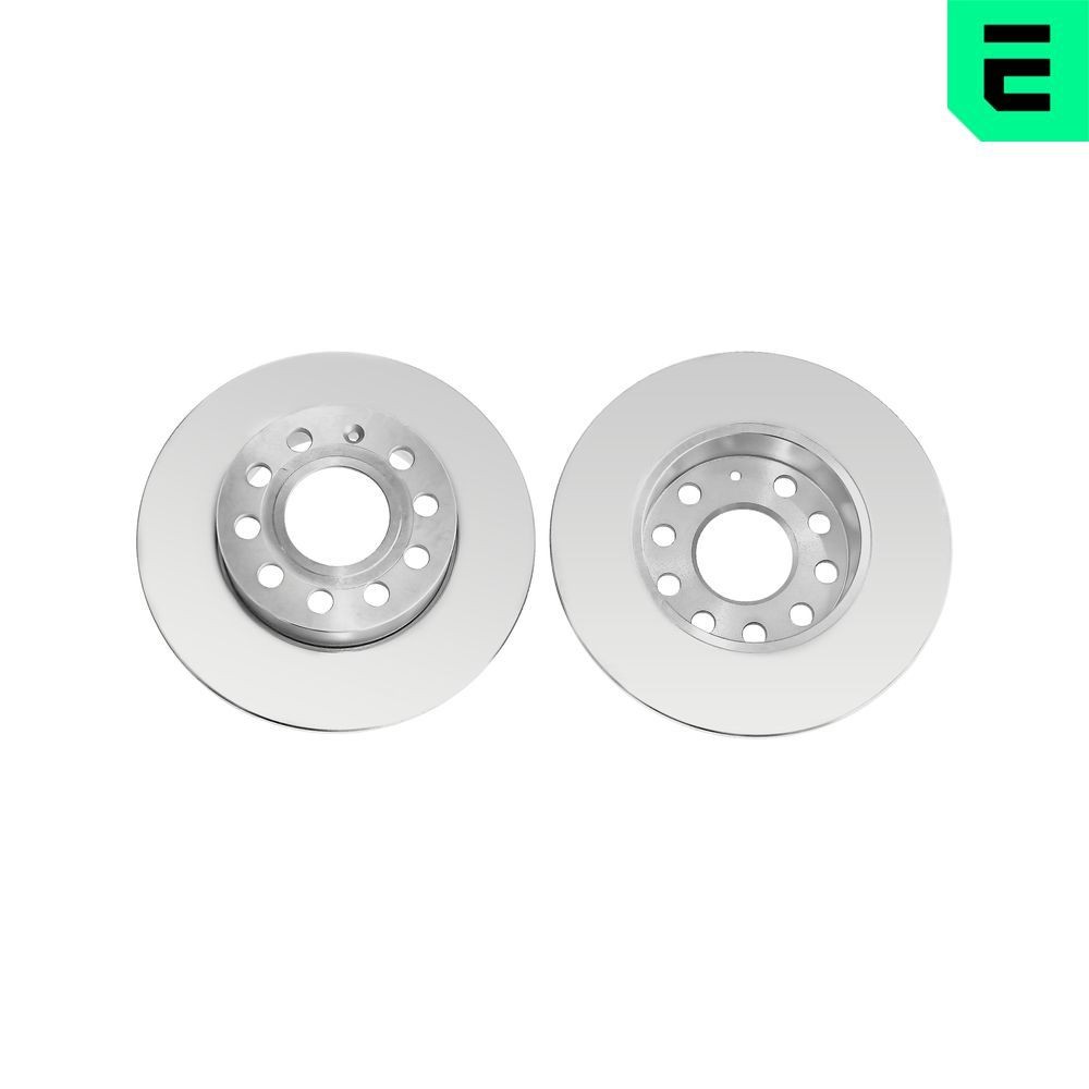 OPTIMAL BS-7518C: Stabdžių diskas galinė ašis, Ø: 260mm, visiškai, Ø: 260mm, padengta