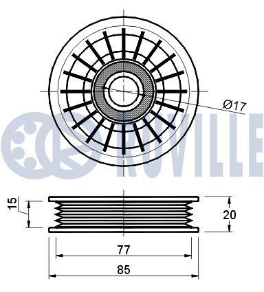 RUVILLE 55949704: Kit de distribution + pompe à eau
