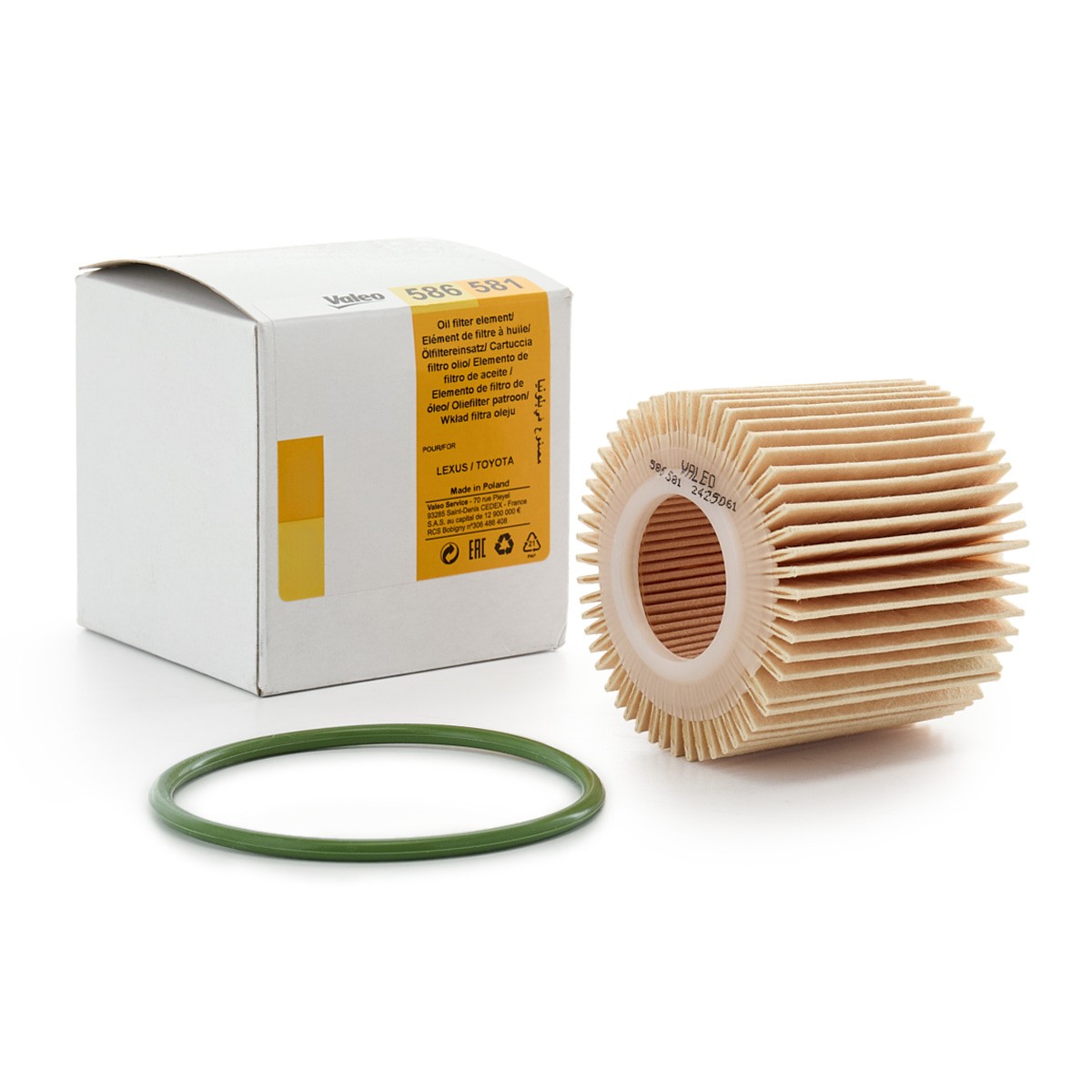 VALEO 586581: Eļļas filtrs