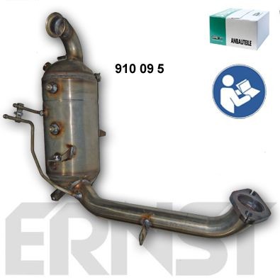 ERNST 910095: Tahmafilter koos montaažikomplektiga, Set