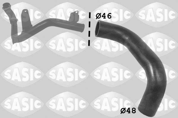 SASIC 3336012: Kompressoriõhuvoolik Kompressoriõhu radiaator, Sissepääs