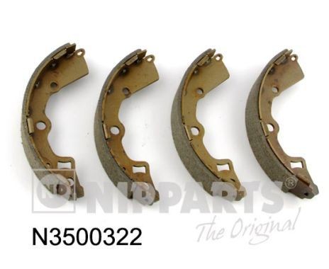 NIPPARTS N3500322: Zestaw szczęk hamulcowych 180[mm]