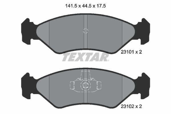 TEXTAR 2310101: Piduriklotsid