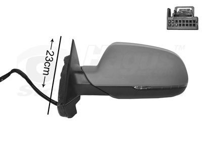 VAN WEZEL 0338817: Εξωτερικός καθρέπτης * HAGUS * αριστερά