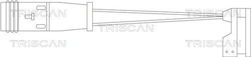 TRISCAN 8115 10010: Slitvarnarsats, bromsbelägg