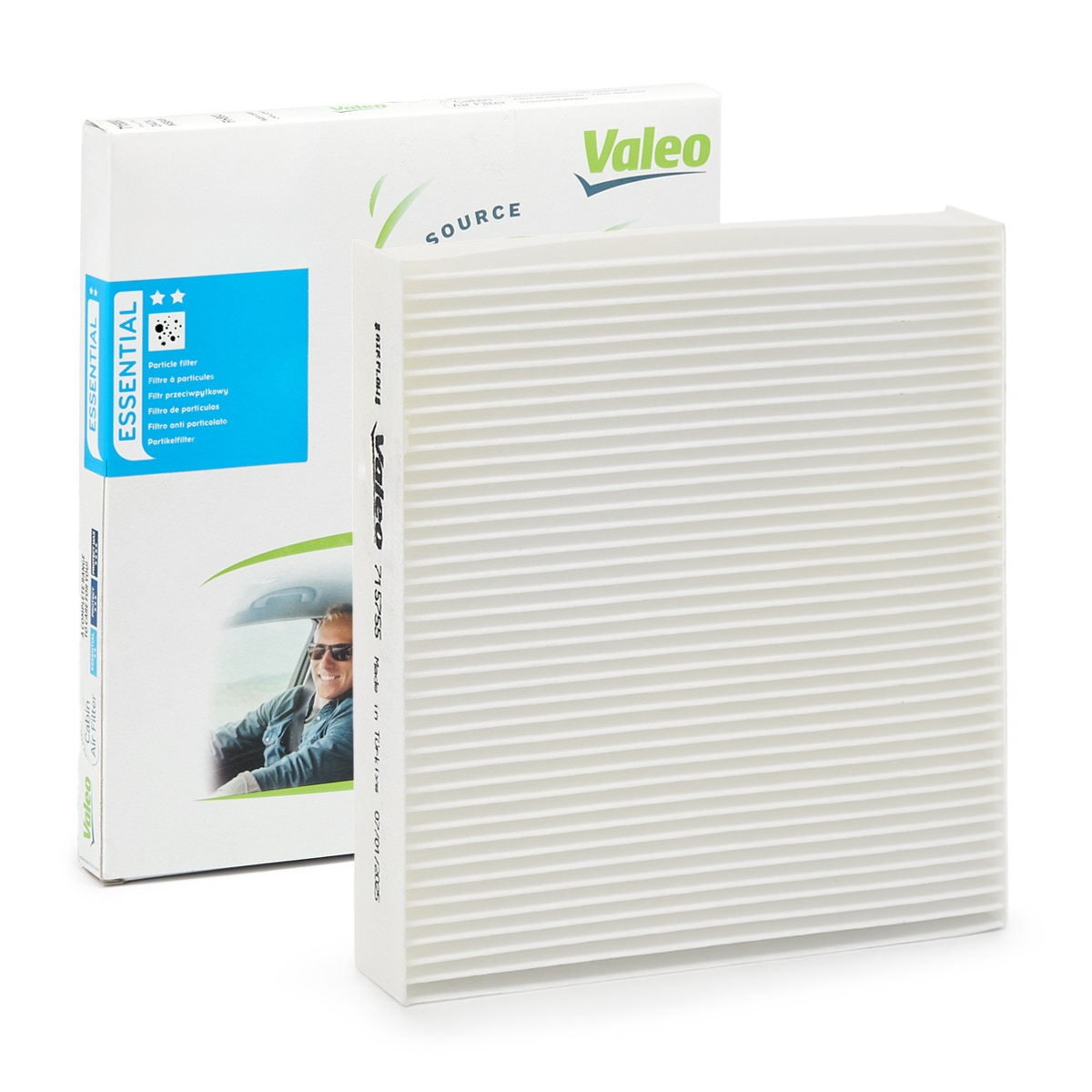 VALEO 715755: Pollenfilter Partikelfilter, CLIMFILTER COMFORT