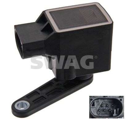 SWAG 20 93 6921: Sensor, Xenonlys (lysvide-regulering bagaksel