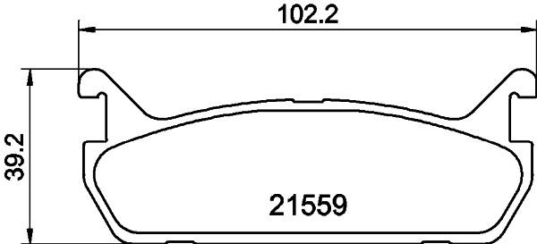 MINTEX MDB1414: Plaquettes de frein