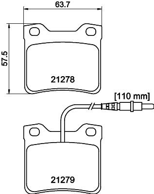 MINTEX MDB1442: Piduriklotsid