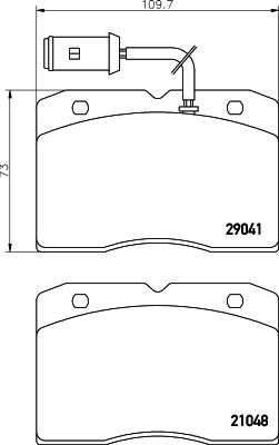 MINTEX MDB1644: Plaquettes de frein