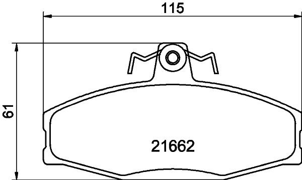 MINTEX MDB1913: Bremsbeläge mit Bremssattelschrauben