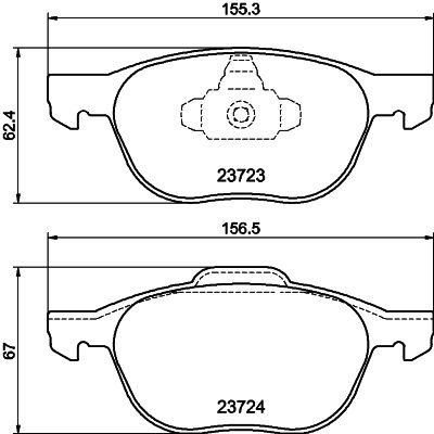 MINTEX MDB2634: Piduriklotsid