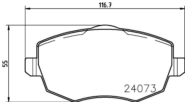 MINTEX MDB2656: Bremseklodser med tilbehør, med bremsecaliperskruer