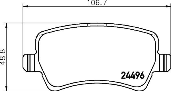 MINTEX MDB2863: Piduriklotsid koos lisadega, koos pidurisadula kruvidega