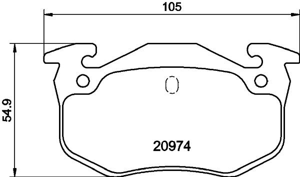 MINTEX MDB2868: Plăcuțe de frână