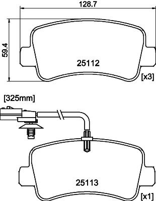 MINTEX MDB3094: Piduriklotsid