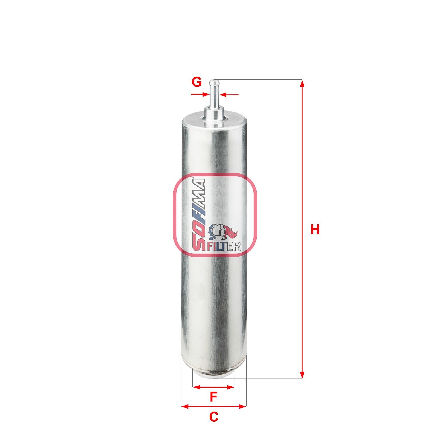 SOFIMA S 1852 B: Degvielas filtrs