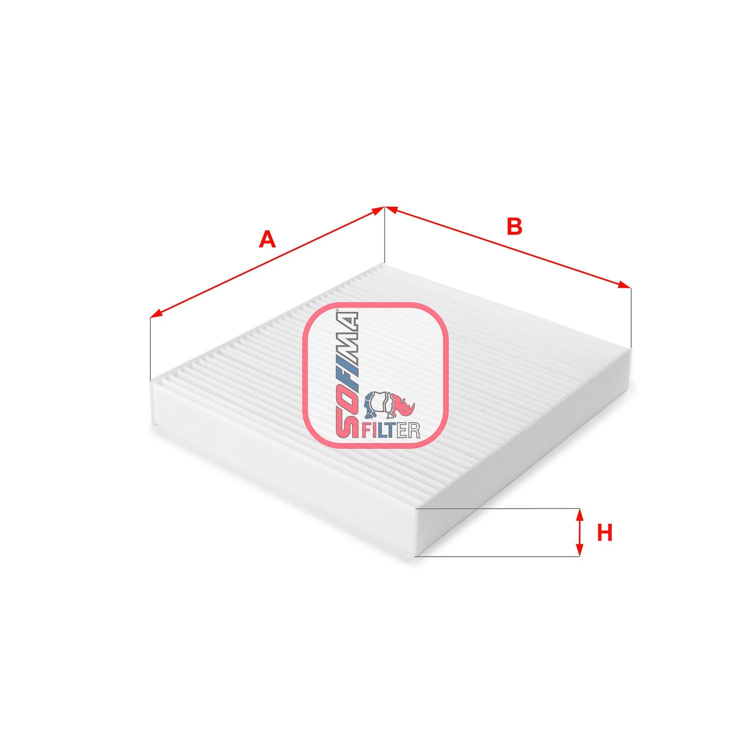 SOFIMA S 3035 C: Filtrs, Salona telpas gaiss Daļiņu filtrs