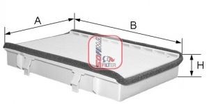 SOFIMA S 3049 C: Filtrs, Salona telpas gaiss Daļiņu filtrs
