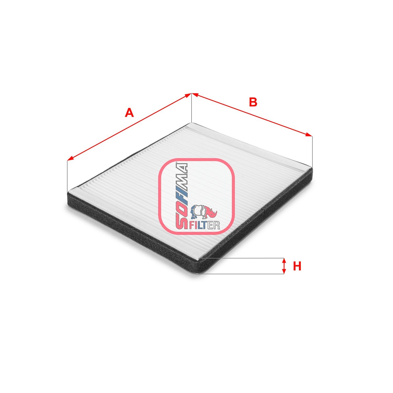 SOFIMA S 3075 C: Filtrs, Salona telpas gaiss Daļiņu filtrs