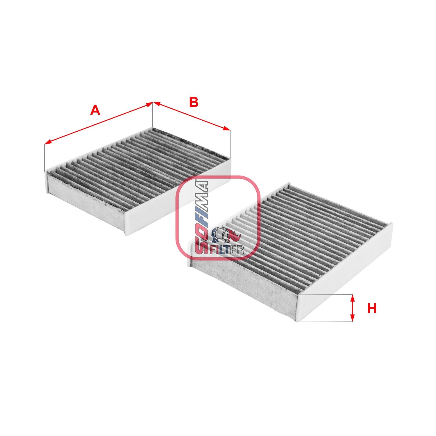 SOFIMA S 4104 CA: Filtrs, Salona telpas gaiss Aktivētās ogles filtrs