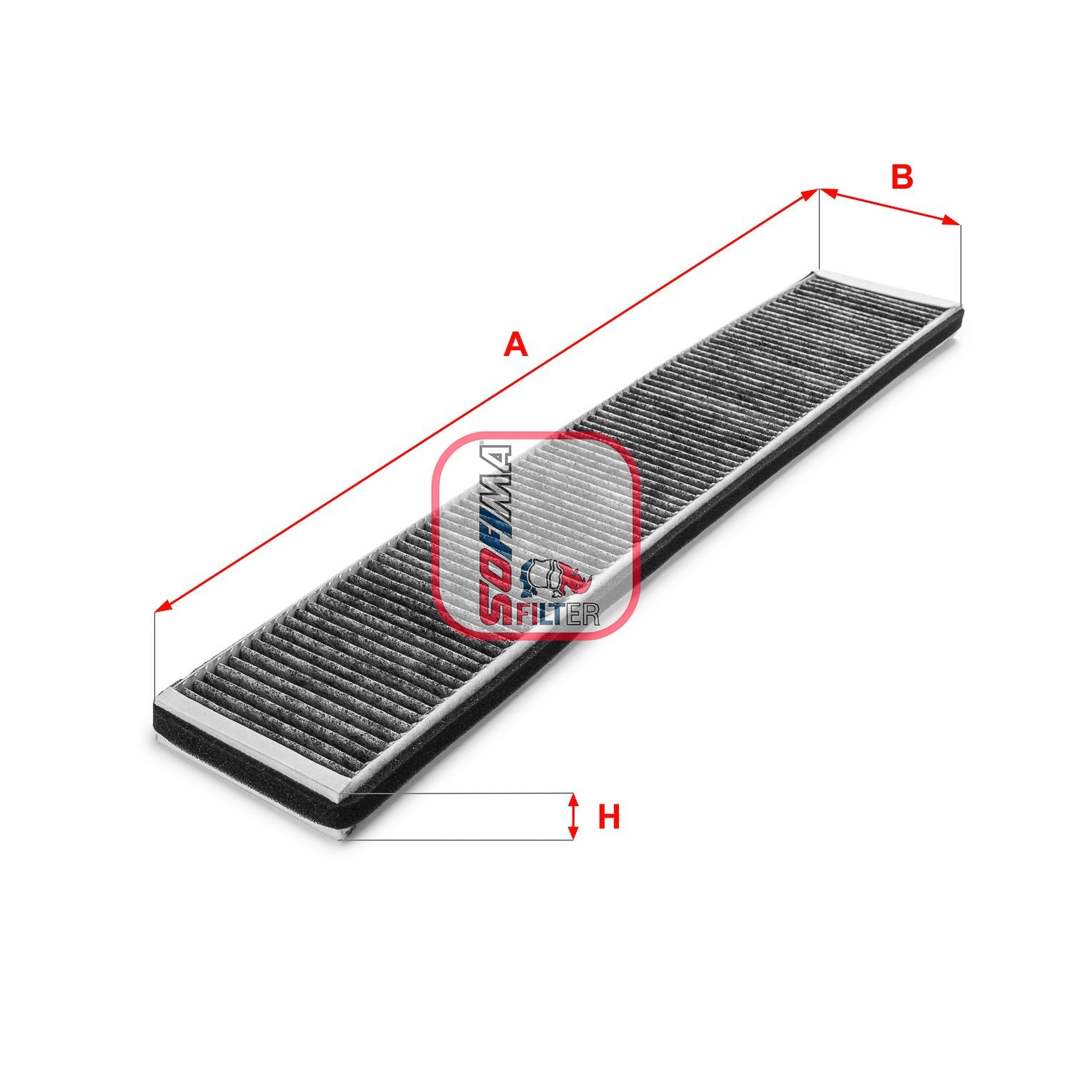 SOFIMA S 4121 CA: Filtrs, Salona telpas gaiss Aktivētās ogles filtrs