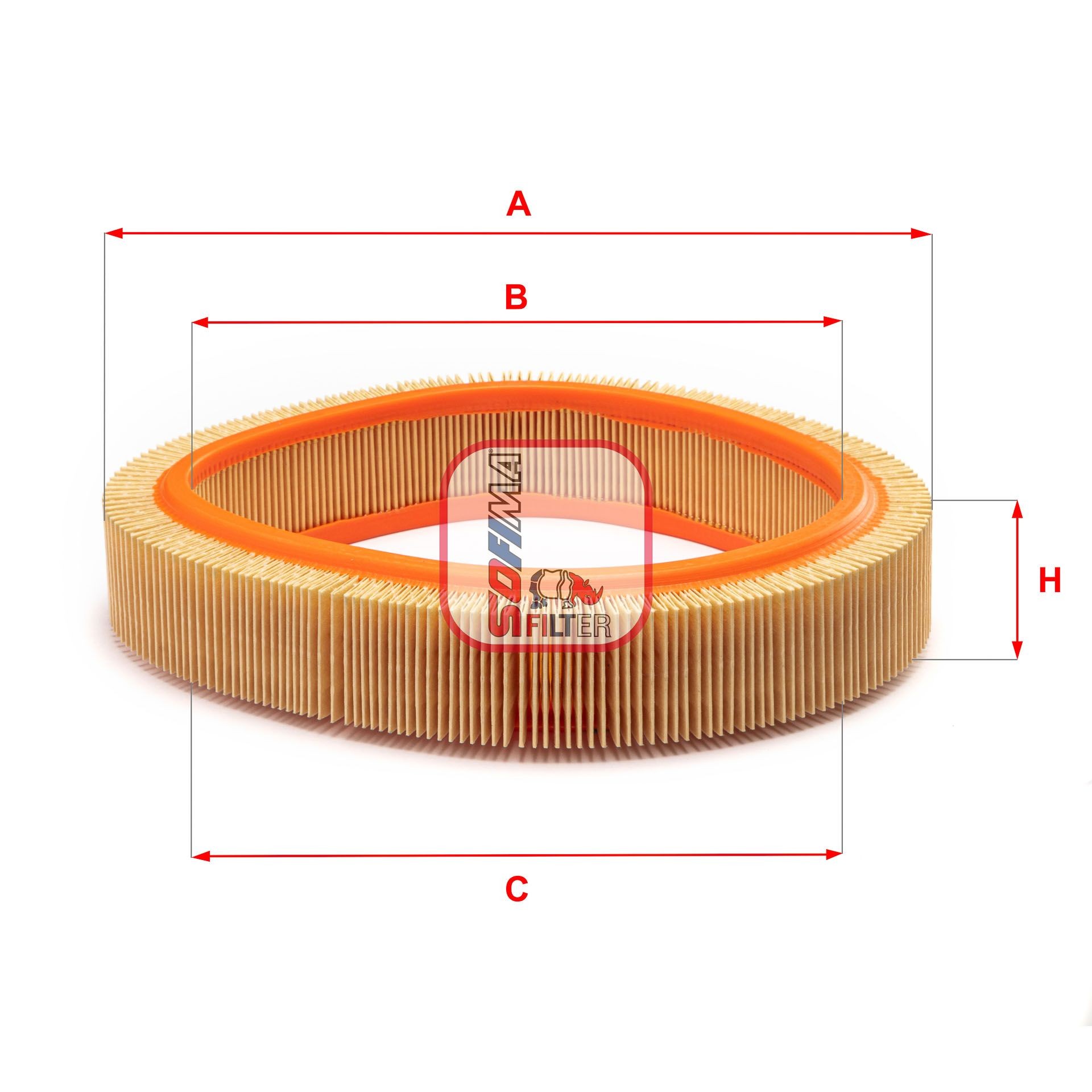 SOFIMA S 7660 A: Gaisa filtrs