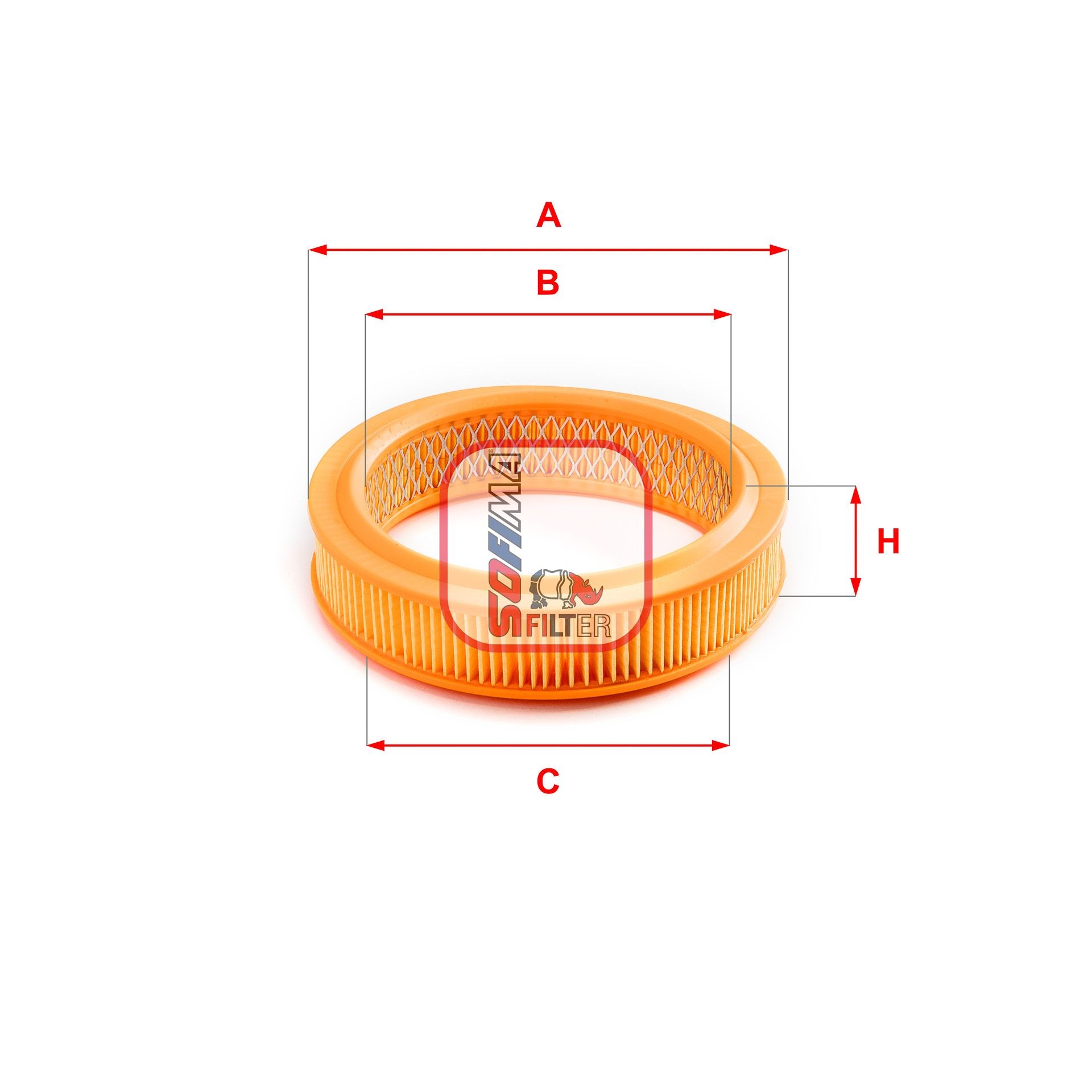 SOFIMA S 8210 A: Oro filtras