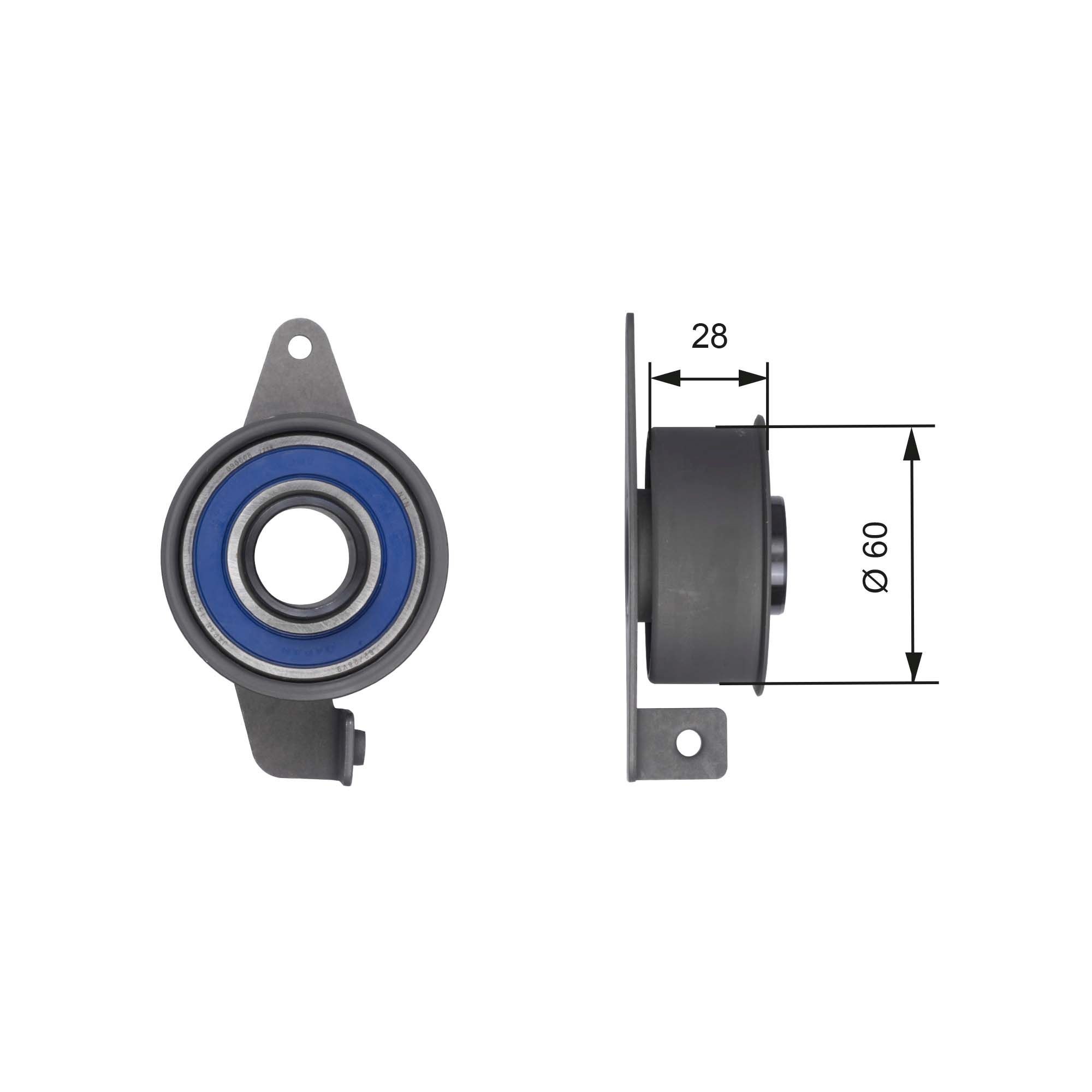 GATES T41144: Galet tendeur de courroie de distribution G-Force Redline™