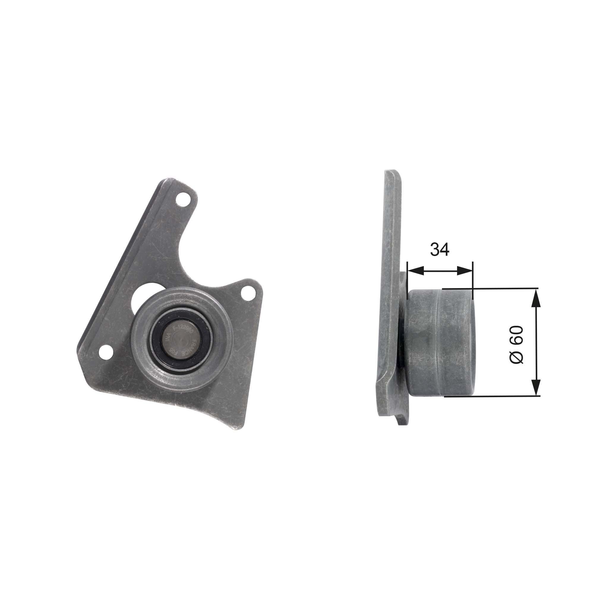 GATES T42069: Polia de desvio / de guia, correia dentada G-Force Redline™